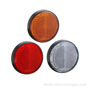 E4 Amber Round Truck Trailer Safety Reflectors